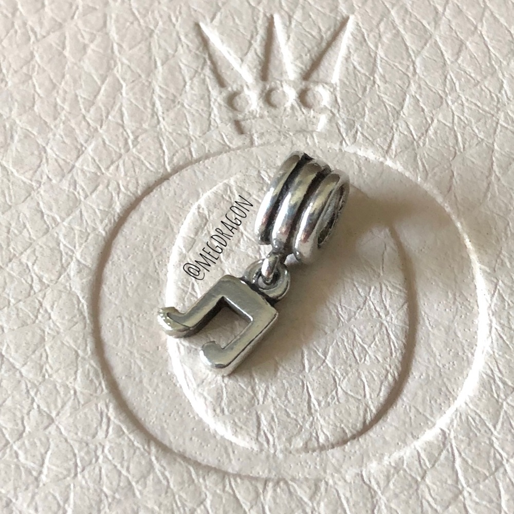 RETIRED Pandora Music Note Dangle Charm